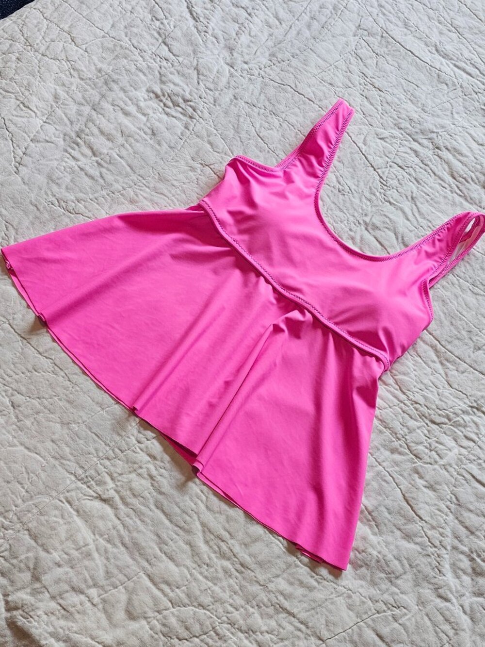 Beachsissi L Tankini Swimsuit Top Hot Pink - Picture 2 of 6